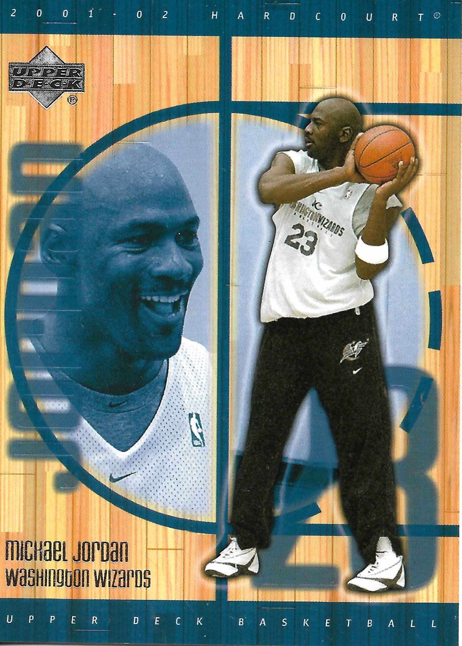 Amazon.com: 2001-02 Upper Deck Hardcourt Michael Jordan #121